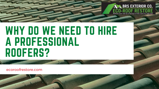 Why do we need to hire a professional roofers?
